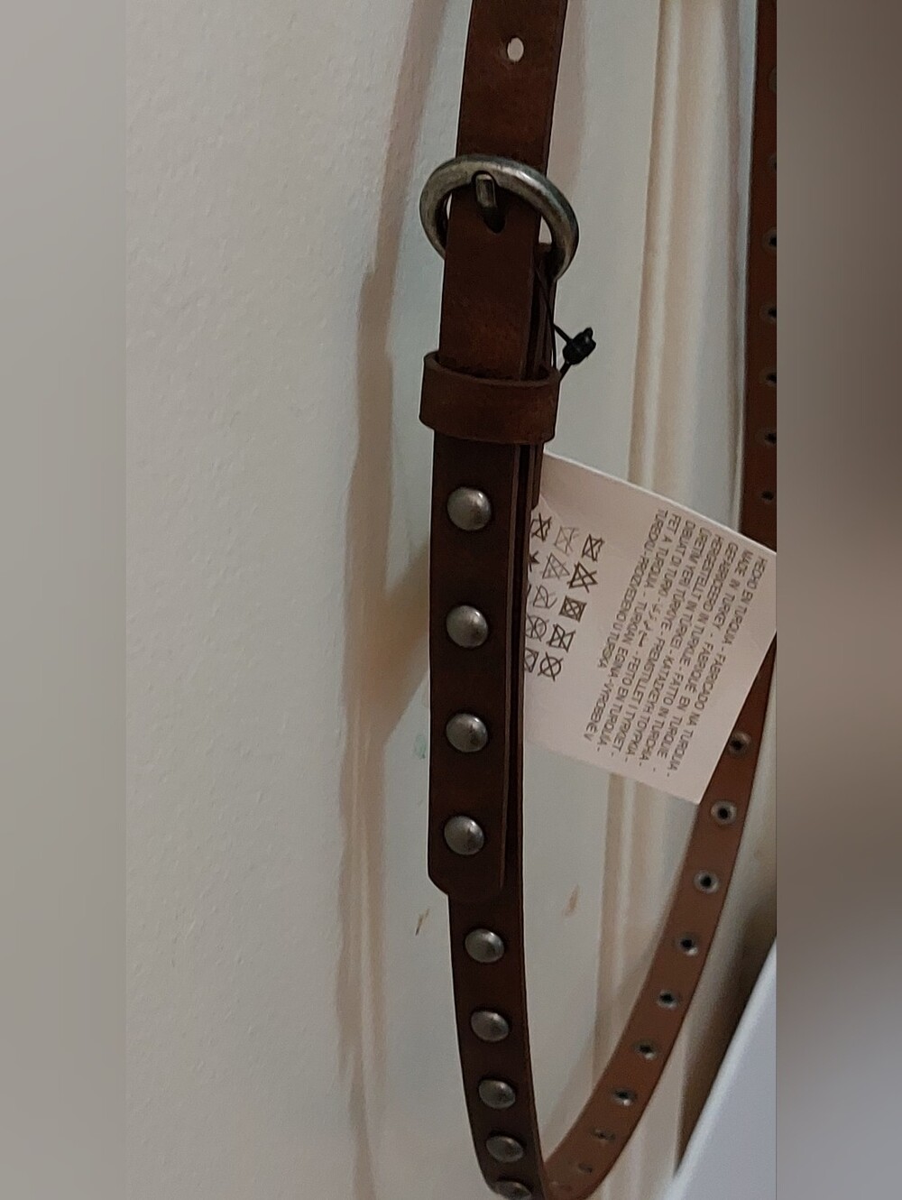 NWT Brown Studded Belt